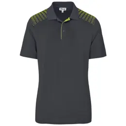 Mens Aerogrid Golf Shirt Lime Front